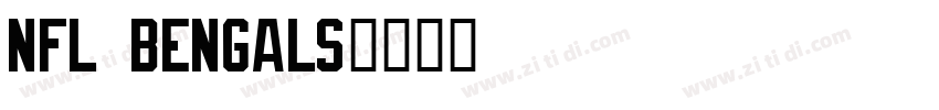 NFL Bengals字体转换